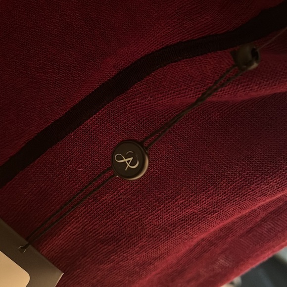 NWT Adrianna Papell Purple and Black Sheer Layer Sleeveless Tank Top size XL - Picture 6 of 10